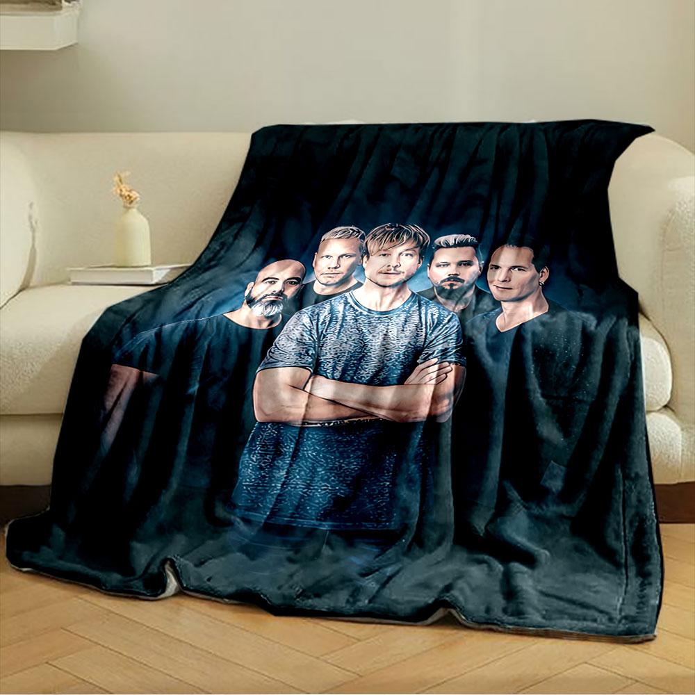 Band of Five Men Portrait Blanket for all seasons blanket lunch break throw gift