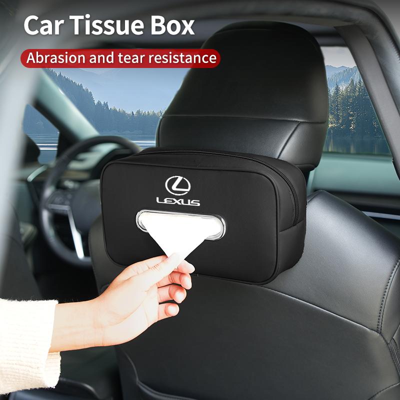 Car Seatback Tissue Box Armrest Paper Napkin Storage Bag Accessories For Lexus UX250h RX450h CT200h RX400h NX300h RX350 RX300 G