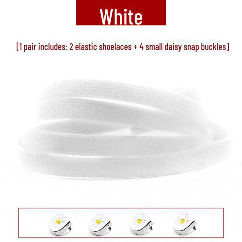 8MM Ленивые эластичные шнурки - детские, без завязывания, спандекс, двухслойные, с эластичной пряжкой