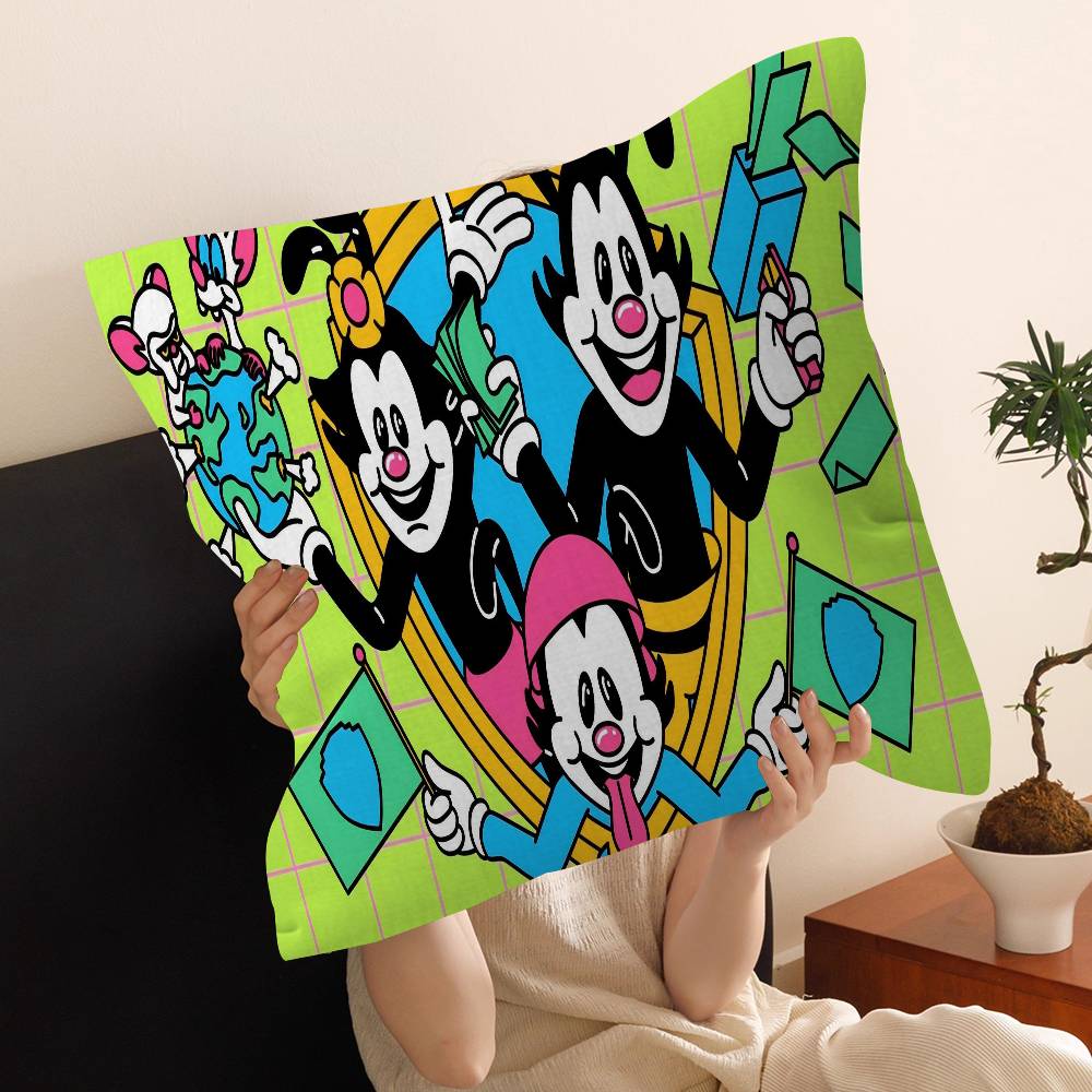 Мультфильм Animaniacs 45*45см Наволочка Декоративная Наволочка для Подушки Домашняя Наволочка для Подушки на Диван