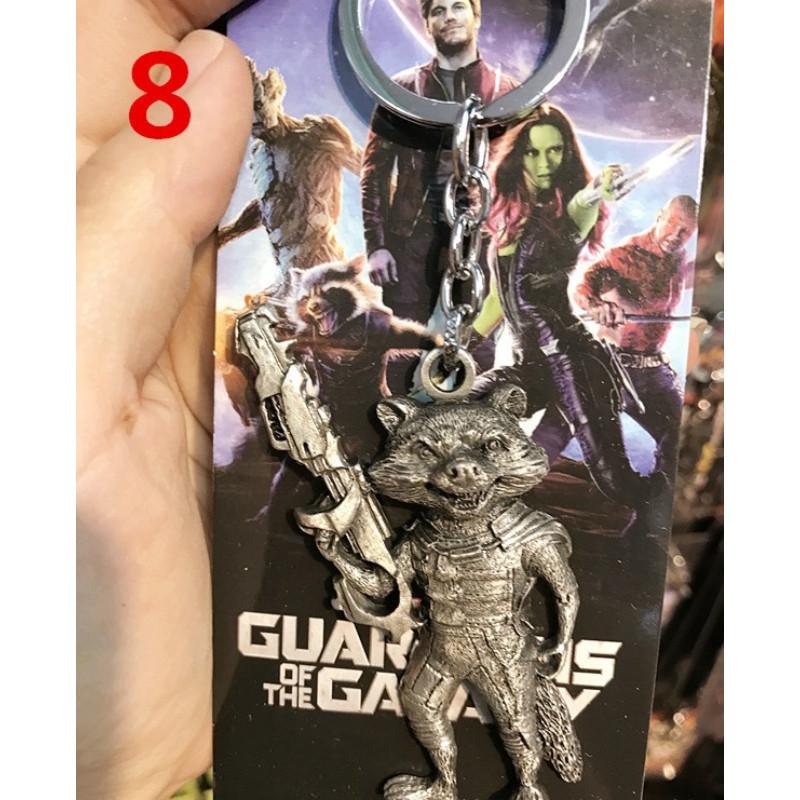Guardians Of The Galaxy Alloy Groot Rocket Raccoon Keychain Gift For Fans