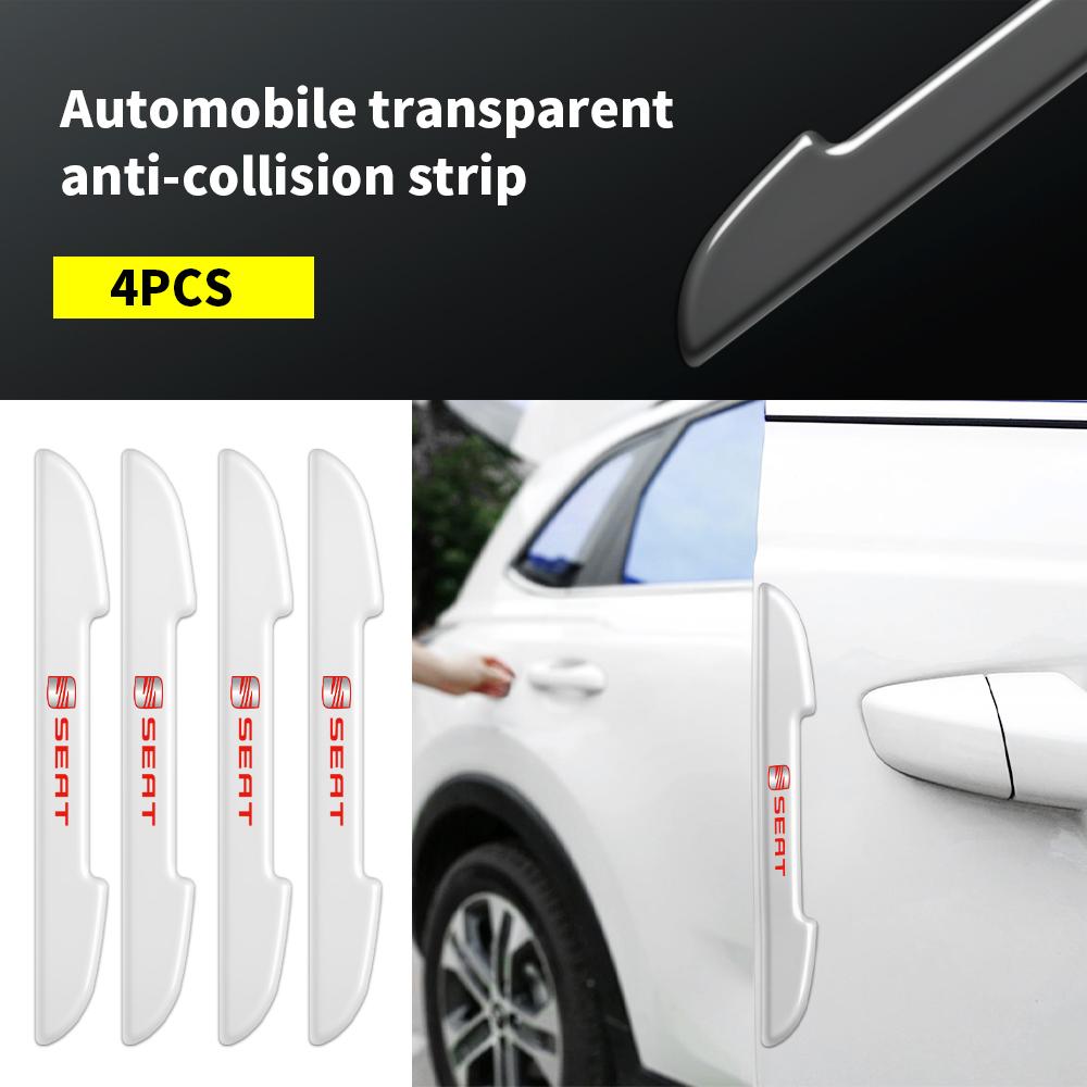 CUBE3 For Seat Leon Ibiza 6l 6j Mk1 5f Arosa Ateca FR Arona Cupra Car Door Anti-collision Strips Edge Guard Scratch Protector Sticker