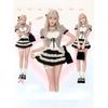 Japanese Style Kawaii 3 Piece Skirt Sets Women Sweet Tops + Casual Slim Vest + Cute Lace Mini Skirt 2000s Fashion Suit Hot Girls