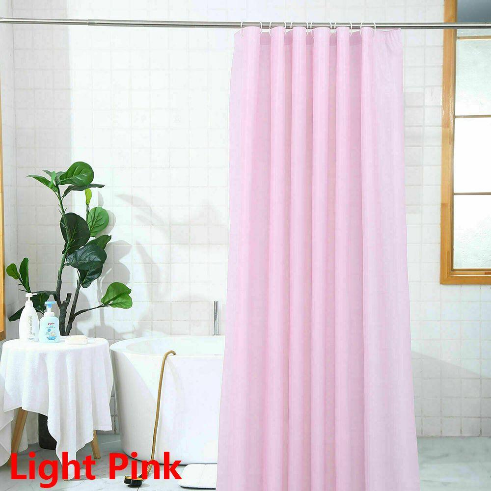 New With 12 Hooks Room Decor Bathtub Curtains PEVA Thicken Bathroom Screens Shower Curtain