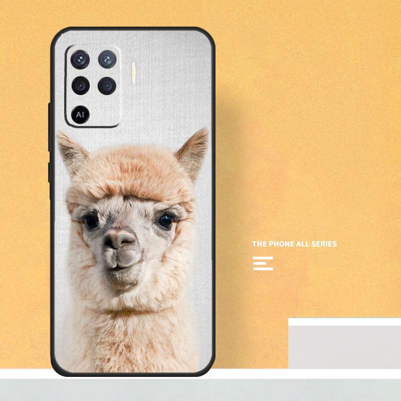 Lama Llama Alpaca Case For Oppo A18 A38 A58 A78 A98 A5 Pro A6 A15 A54 A74 A94 A17 A57 A80 A60 A40 A16 A76 A96