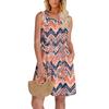 Womens Summer Dresses Loose  Sleeveless Sundresses Dress With Pockets