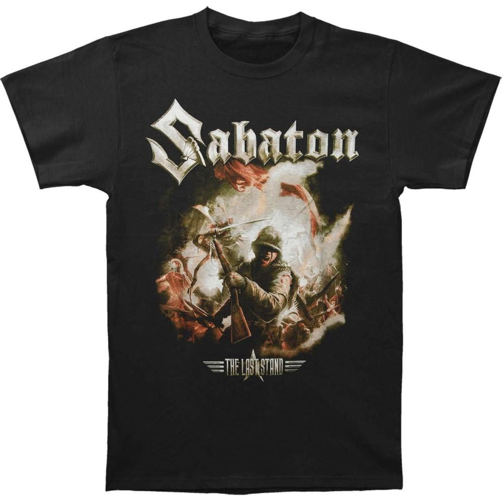 SABATON ПОСЛЕДНИЙ БОЙ ЧЕРНАЯ ФУТБОЛКА