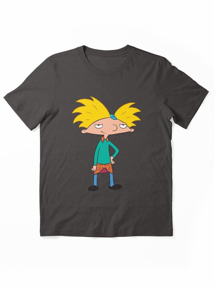 Hey Arnold! Hey Arnold! Iconic Cool Arnold Pose Big Chest Portrait Essential Unisex T-Shirt