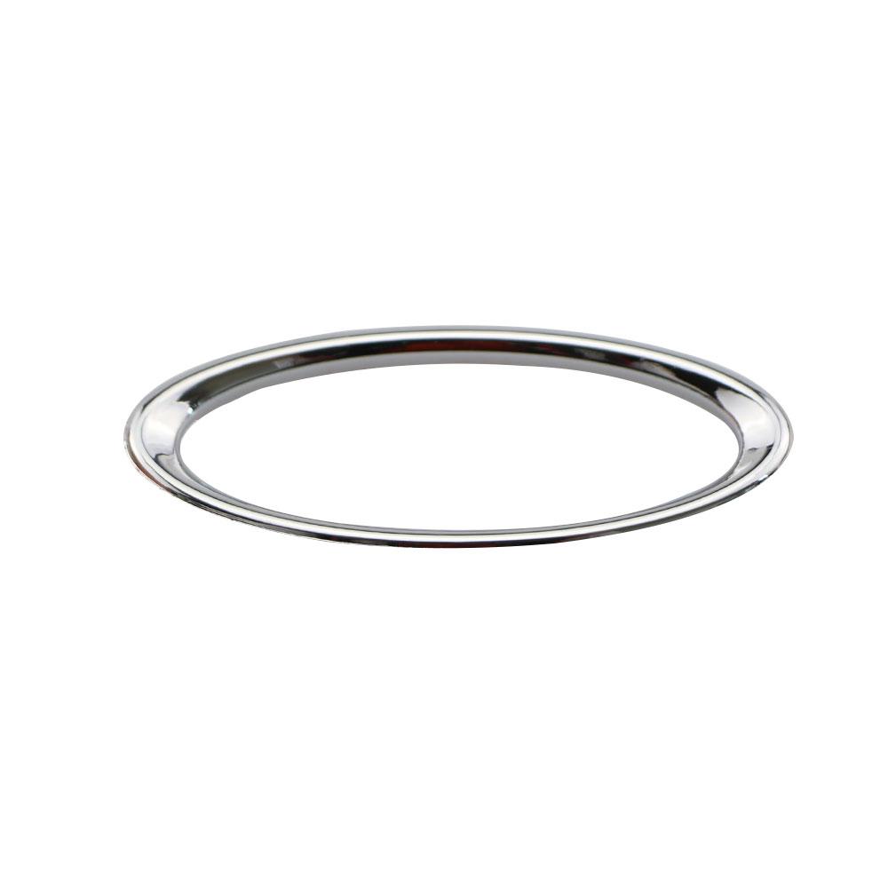 Steering Wheel ABS Chrome Trim Cover Logo Ring for Ford Focus 2 3 Fiesta Ecosport Kuga Auto Accessories