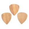 3PCS Acoustic Guitar Pick Replacement Non Slip Guitar Wooden Picks Musical Instrument Parts