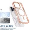Мощный магнитный чехол Magsafe Ring Metal Lens Buttons Clear Case для iPhone 16 Pro Max 15 Pro Max 14 Pro 13 12 11 Protect Cover
