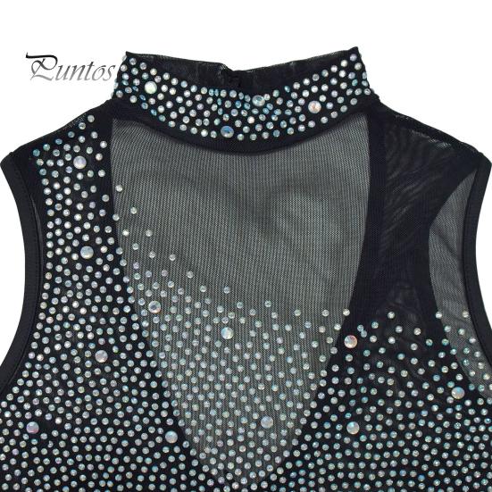 Женское вечернее платье со стразами, сетка в стиле пэчворк, без рукавов, облегающее, с круглым вырезом, свадебное, вечернее, макси-платье для выпускного вечера, официального банкета