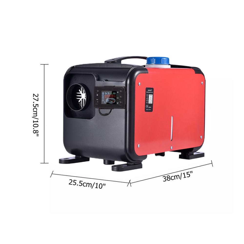 12 В/24 В дизельный нагреватель воздуха для автомобиля 8 кВт все в одном автомобильный парковочный обогреватель ЖК-дисплей и пульт дистанционного управления низкий уровень шума для автофургона грузовика автомобиля дома