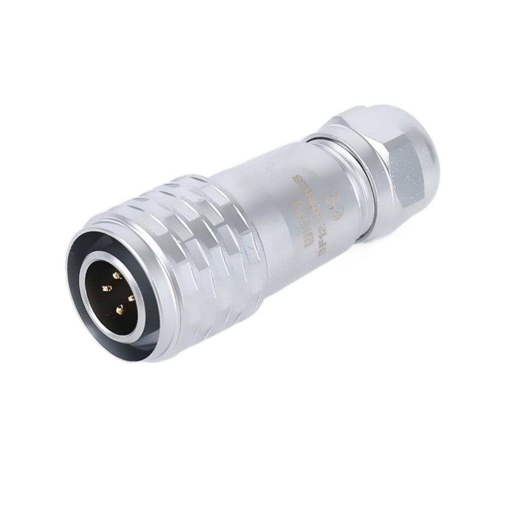WEIPU SF12 2 3 4 5 6 7 9Pin Waterproof Automotive Aviation Connector M12 Socket Plug Solder Wire Panel Power Electrical Adapter