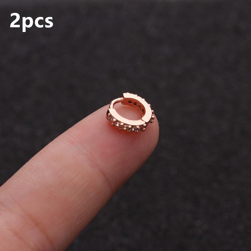 Mini Hoop Cartilage Helix Earring Conch Piercing Rook Snug Piercing Earring Nose Piercing Rings ARI