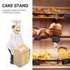 Modern Figure Statue Resin Crafts for Bakery Figures Hotel Decorations Cooks Ornaments White