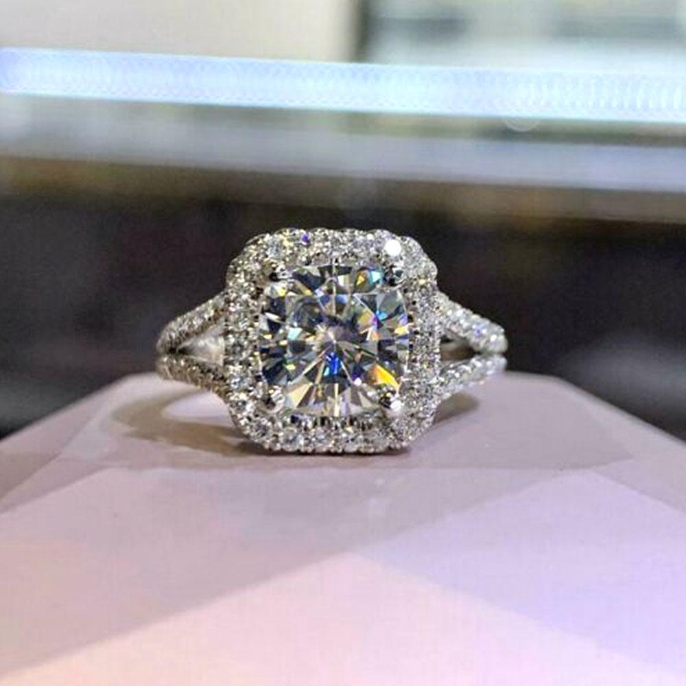 Темпераментные нежные кольца для женщин, бриллиантовые циркониевые украшения для помолвки, элегантные женские свадебные аксессуары