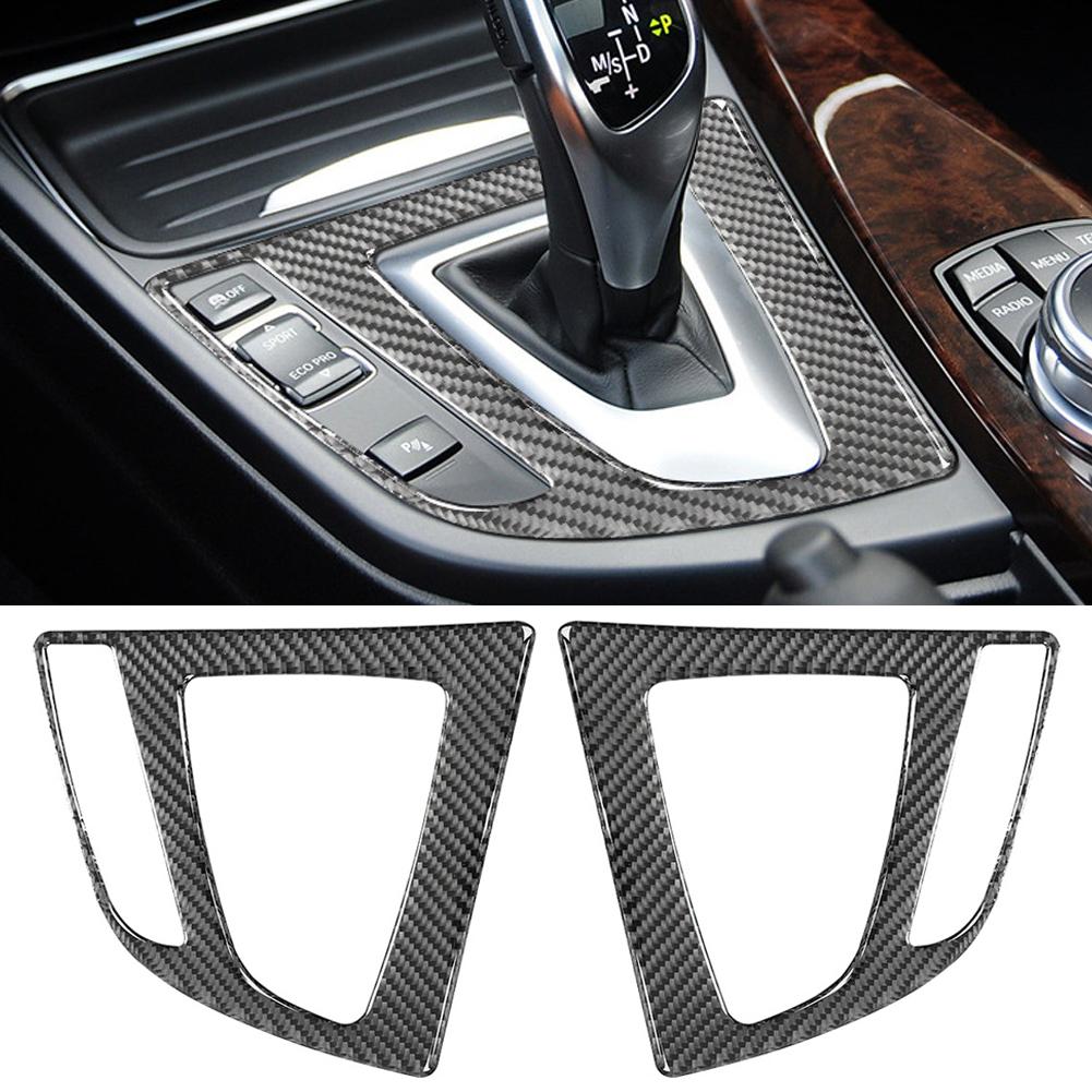 Накладка на панель переключения передач из углеродного волокна, наклейка из АБС-пластика для BMW 3 4 серии F32 F30 F31 F33 F36 3GT F34 2014 2015 2016 2017