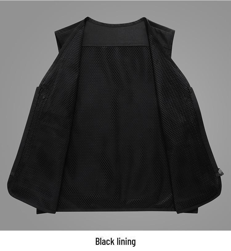 Мужской рыболовный жилет Director с несколькими карманами и напечатанным логотипом