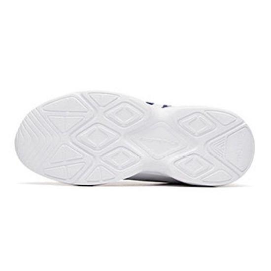 Anta Kids Non-Slip Shock Absorbing Wear-Resistant Breathable Low-Top Running Shoes Kids Sneaker White Blue Yellow A31048829-4