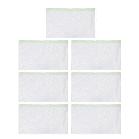 7 шт. Мешок для кошачьего наполнителя 7-дневный просеивающий мешок для наполнителя Устойчивый к разрыву мешок для отходов домашних животных со шнурком Непротекаемые сверхпрочные вкладыши для большинства лотков для наполнителя