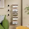 2 PCS Invisible Display Shelf Floating Home Decoration Practical Book Organizer  Indoor