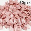 50pcs/bag Ribbon Bows Decoration Handwork DIY Party Decoration Swallowtail Bow Party Decor 85x85mm