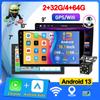 7 9 10 дюймов Smart car Android 13 Car Radio Androidauto Carplay 2 Din GPS Audio Автомобильный мультимедийный проигрыватель Интеллектуальная система