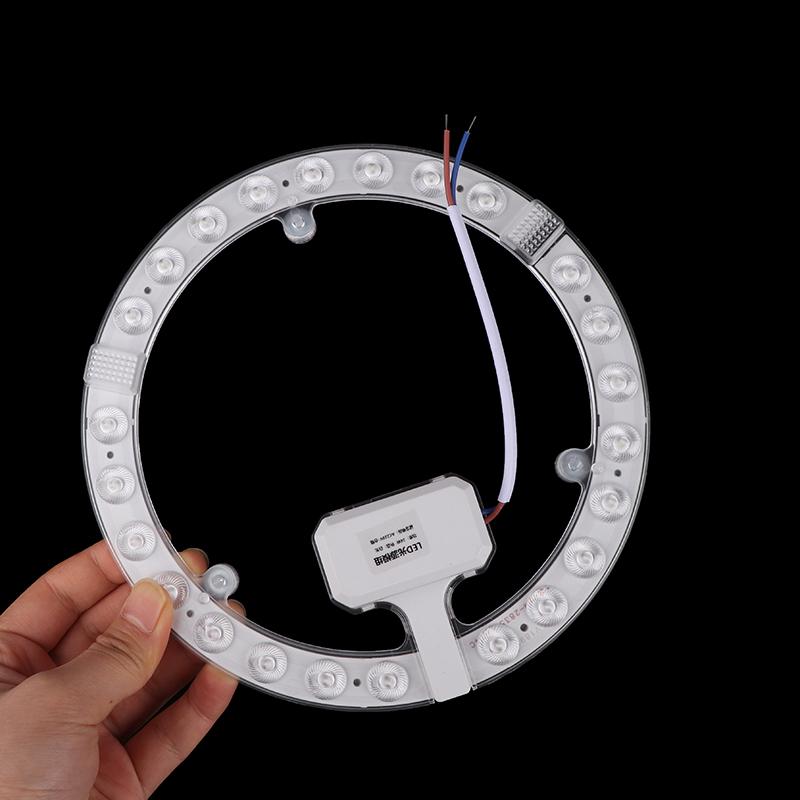 1 комплект 12 Вт 18 Вт 24 Вт 36 Вт 48 Вт светодиодная панель панельный светильник замена потолочный вентилятор настенный светильник круглый модуль 220 В светодиодный потолочный светильник модуль