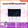 9-дюймовый автомобильный радиоприемник на базе Android Carplay для Hyundai ROHENS Coupe 2004-2006, автомобильный мультимедийный видеоплеер, GPS-навигация, WIFI, 4 + 64 ГБ