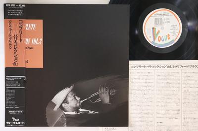 Виниловая пластинка CLIFFORD BROWN Полная Парижская Коллекция Том. 3 K23P6737 VOGUE 1984 Япония Оби Джаз Б/У