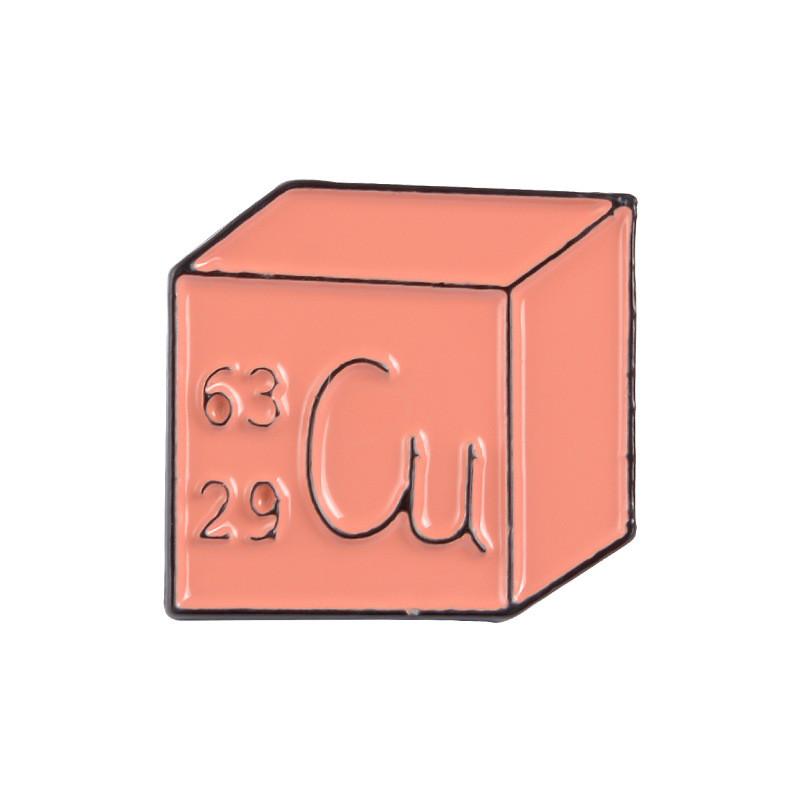 Креативные Персонализированные Металлические Мультяшные Броши Уникальные Геометрические Значки для Стильных Аксессуаров
