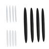 4pcs Car Door Protector Black White Clolor Auto Edge Corner Guard Protective Bumper Sticker Vehicle Door Protector Accessory