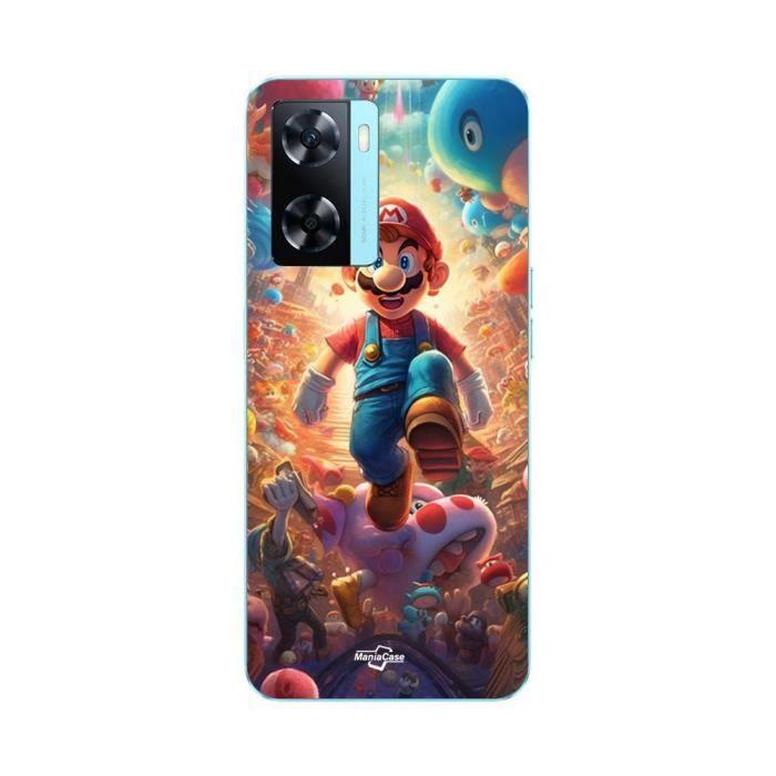 Чехол для Oppo A57s 4G Super Mario Bros фильм Маниякейс