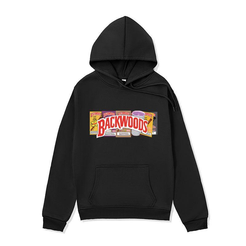 Mens Oversized Hooded Sweatshirt With Cartoon Print Warm Fleece Lined Pullover Winter Casual Wear
