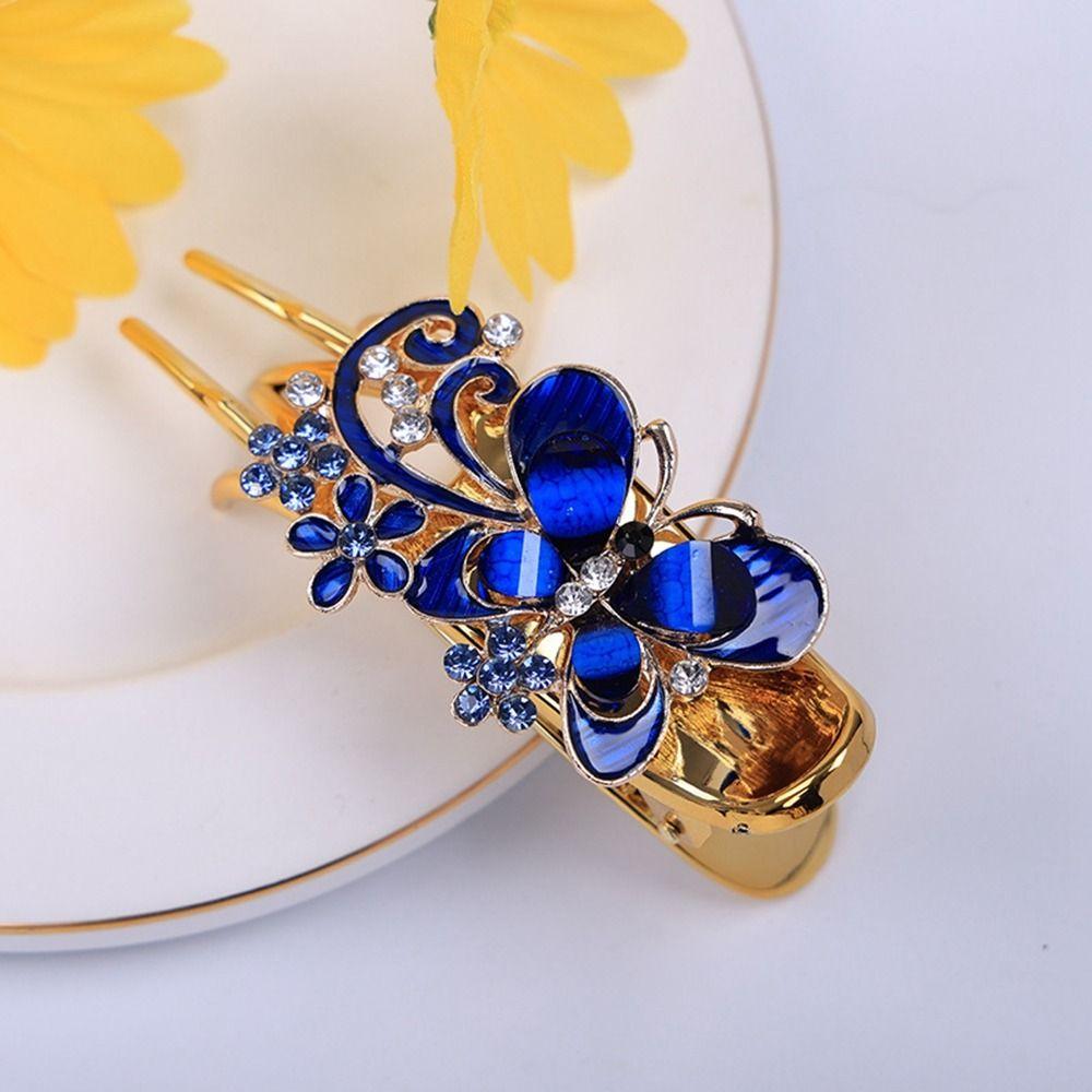 Инструменты Корейский стиль Шпилька Бабочка Заколка для волос Стразы Заколка Утконос Женские аксессуары для волос
