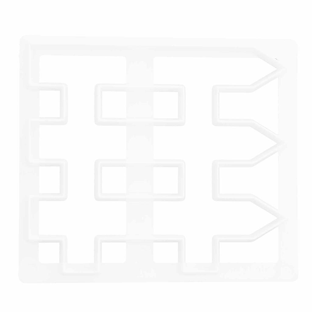 Форма для печати забора из помадки, форма для резки, форма для украшения бордюра для торта, инструмент для выпечки