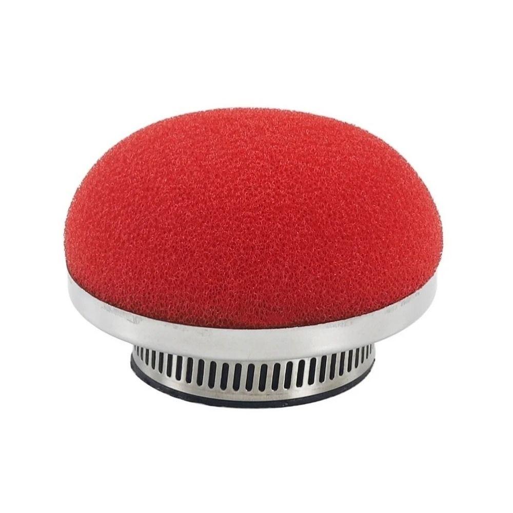 Sponge Material Sponge Filter Red Color Air Cleaner High Flow Intake Pipe Scooter Refit