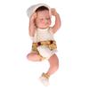 12 Inch Silicone Doll Lifelike Eye Closed Emulational Newborn Baby Dolls Washable WaterproofBaby