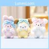 Delightful Wash Face Rabbit Plush Toy Keychain Adorable Short Fur Design For Kid
