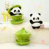 Новая креативная плюшевая крышка для чаши, чайная чашка с пандами, кукла панда из Чэнду, плюшевая игрушка