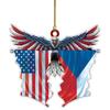 Eagle Pendant Attractive Independence Day Patriotic Element US Banners Car Ornament Hanging Charm Pendant Home Decoration