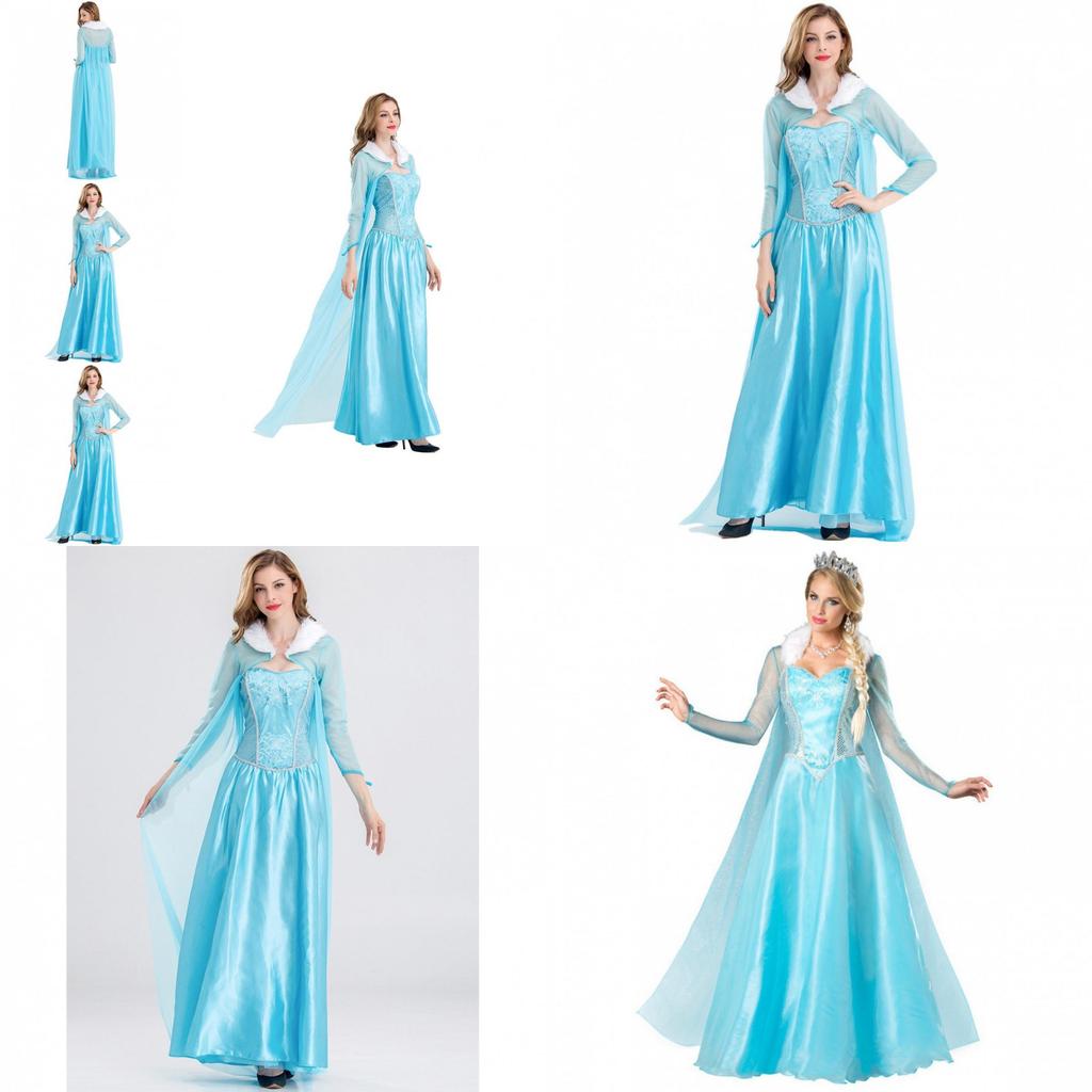 Завораживающее платье принцессы Анны из «Холодного сердца 2» для женщин размеров S–XL, идеально подходящее для ролевых мероприятий
