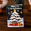 Christmas Greeting Card Envelope Christmas Gift Box Card Business Holiday Thank You Greeting Postcard Ins Wind Thank You Card