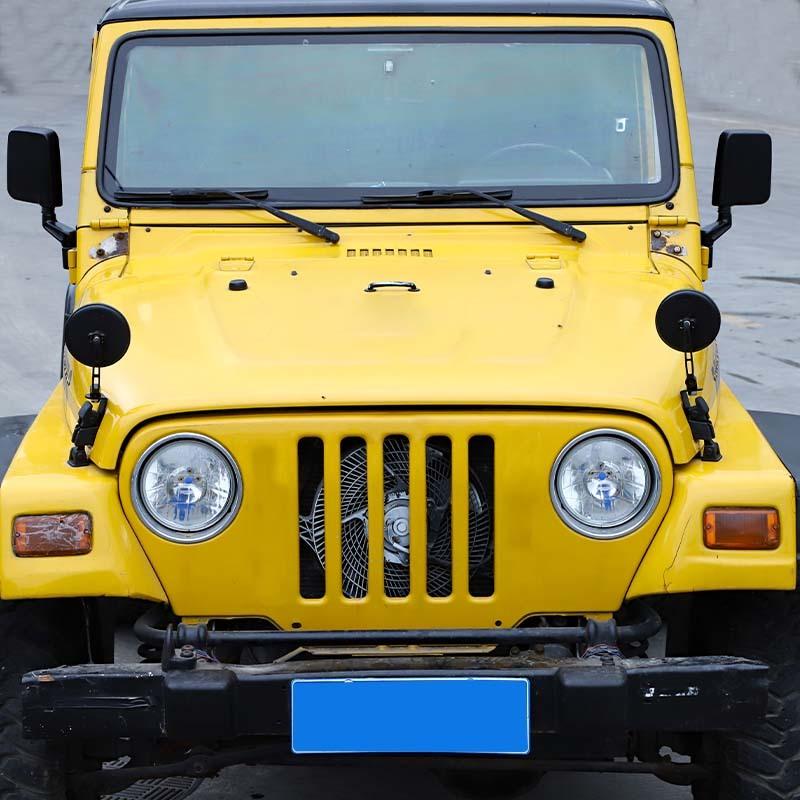 Engine Hinge Machine Cover Buckle Reversing Mirror For Jeep Wrangler TJ JK Car Styling Accessories