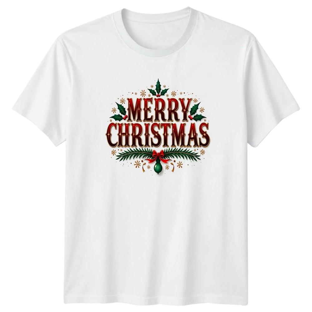 Merry Christmas Holiday Christmas Unisexs TShirt Unisexs Tee Graphic Unisex Top