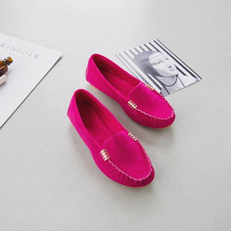 Женская обувь Весна Осень Zapatos Mujer Женская повседневная обувь на плоской подошве Слипоны Круглый носок Джинсовые балетки Лоферы Большой размер Джинсовая обувь