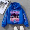 Детская одежда для охоты на ведьм K-pop, толстовки для девочек на весну и осень, модная и универсальная спортивная одежда