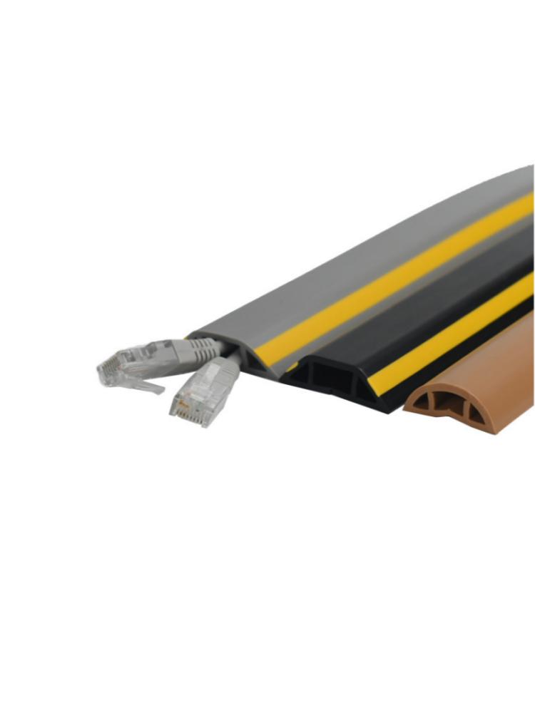 1PC 1m Floor Cord Cover Protector Overfloor Cord Protector Self-Adhesive Power Cable Protector Cord Extension Protect Wires