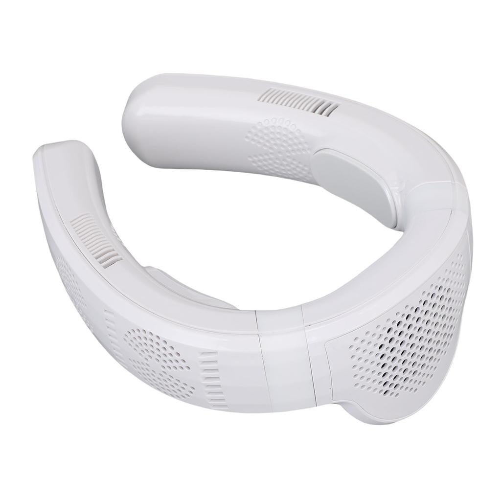 Портативный шейный вентилятор с охлаждением и обогревом, двойного назначения, 3 скорости, полупроводниковый, тихий, легкий, работающий от аккумулятора, носимый вентилятор